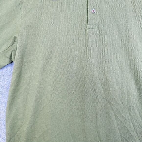 Radmor Polo Shirt Mens XL Green Pima Stretch Preppy Country Club - Picture 3 of 10